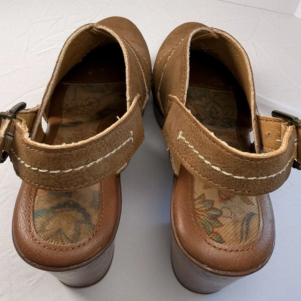 B.o.c. Cecelia Platform Clog 8 Retro Boho Festival Hippie